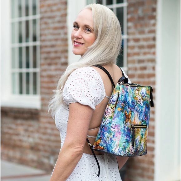 The Behold Collection large designer backpack by Sarah Camille Art - Picture 1 of 5